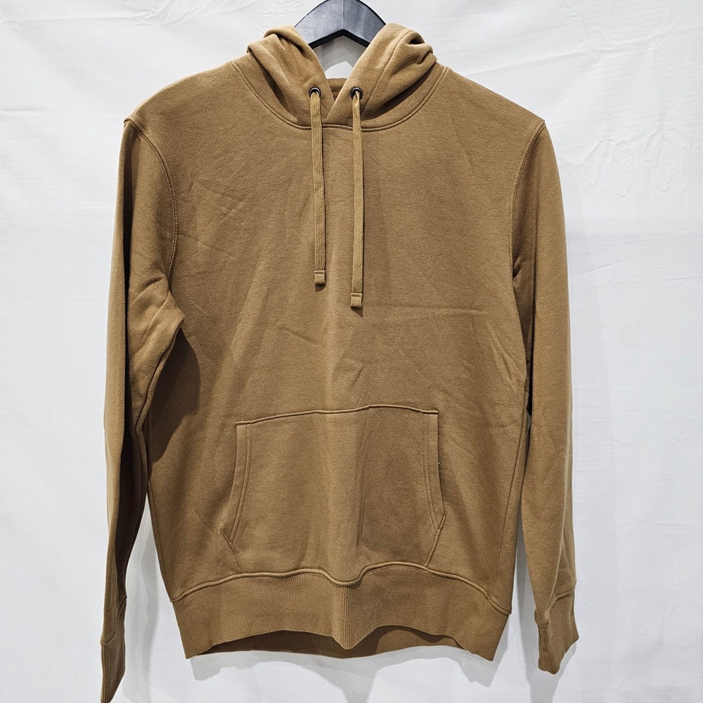 New Goodfellow & Co Mens Medium Ultra Soft Fleece Hoodie Brown Sweatshirt Work
